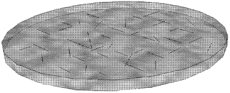 Oxidized sodium alginate/gelatin degradable hydrogel and preparation method thereof