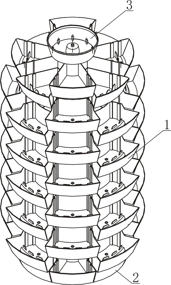 Soilless vegetable hydroculture rack