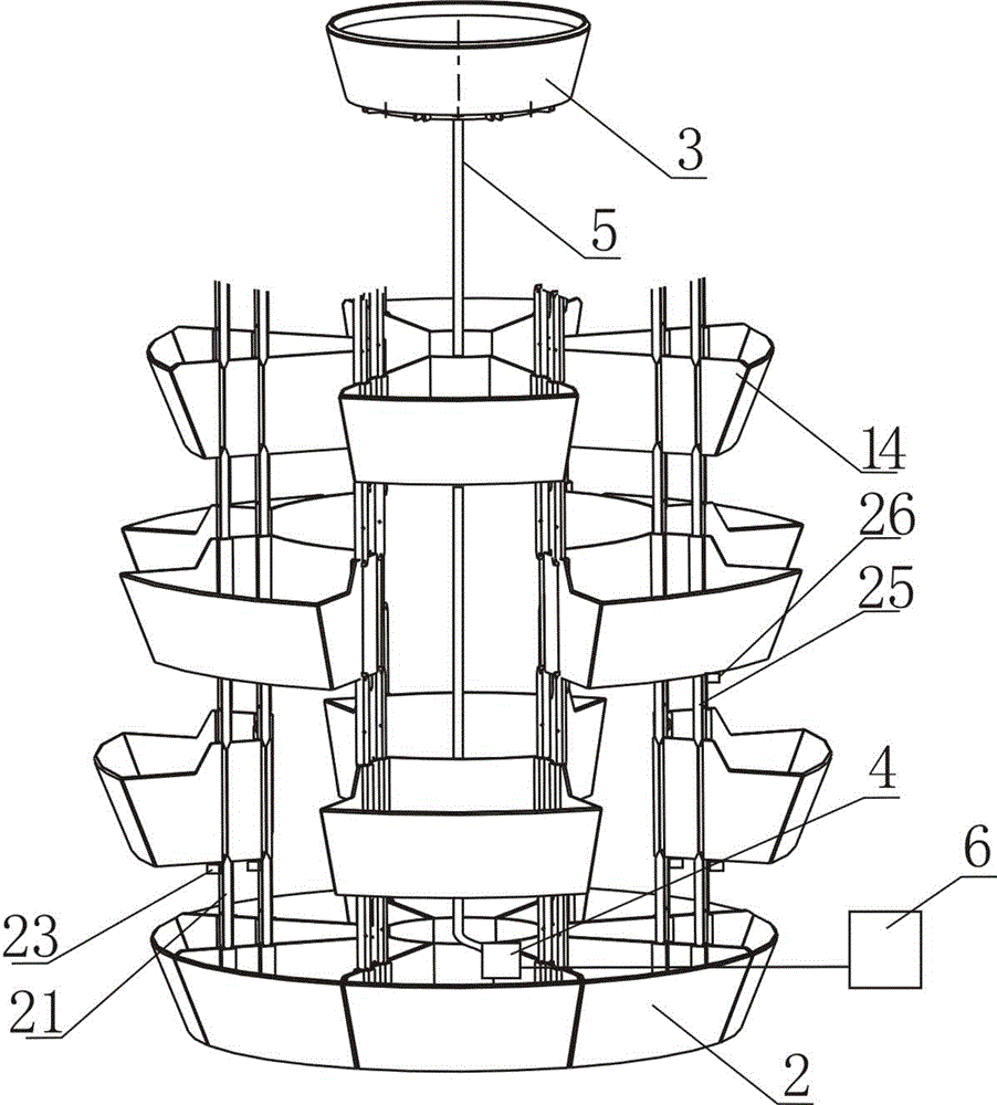 Soilless vegetable hydroculture rack