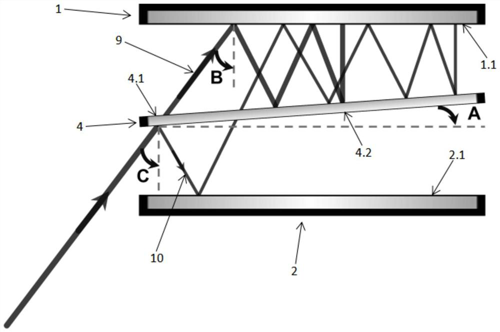 Optical pulse time stretching device and method and spectral measurement system