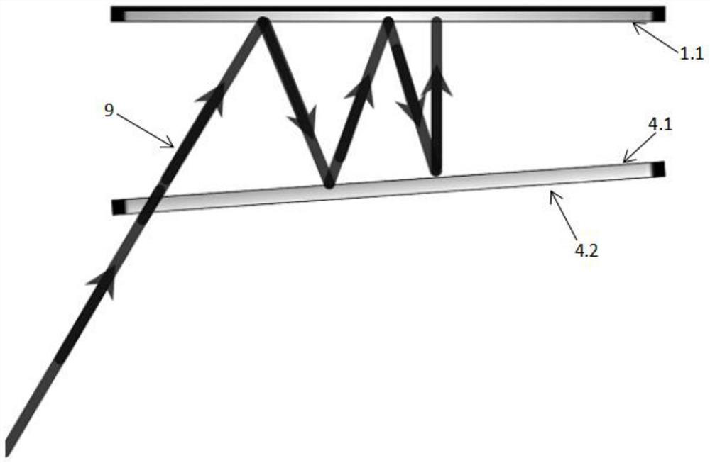 Optical pulse time stretching device and method and spectral measurement system