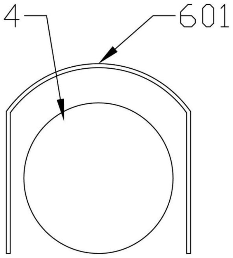 An aluminum profile cutting device