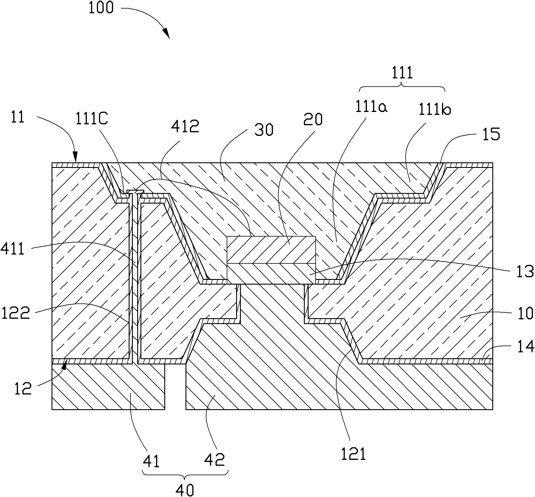 Encapsulation structure of light-emitting diode (LED) and manufacturing method thereof