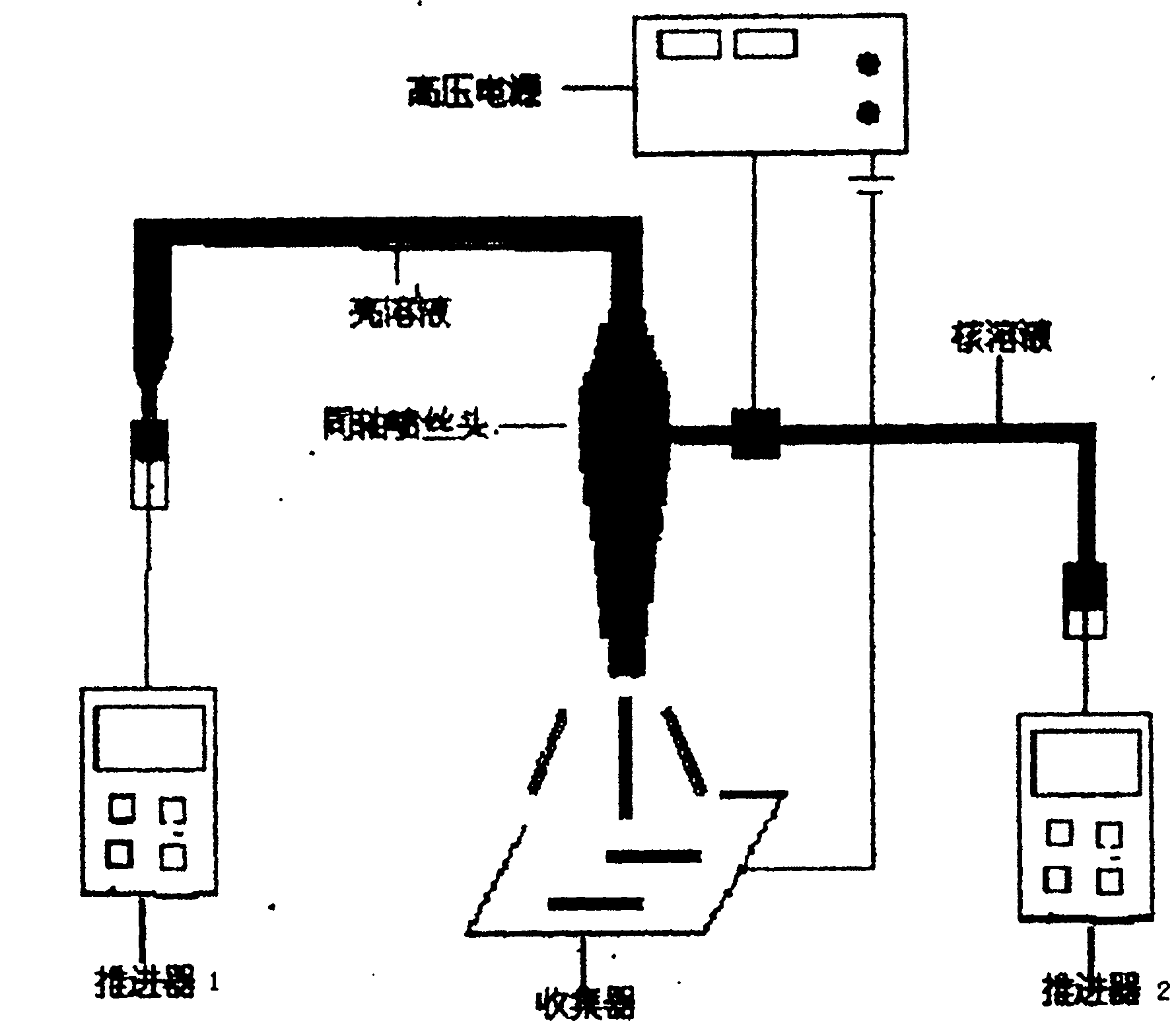 Oral colon positioning feed preparation based on electric spinning superfine nuclear fibre and its making method