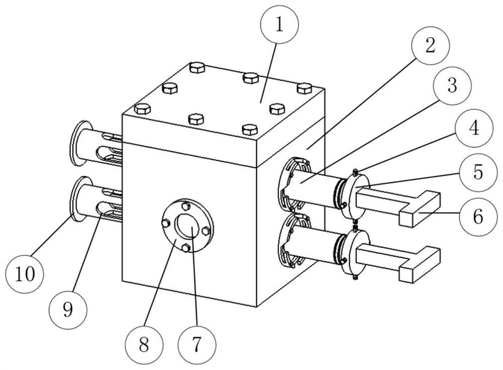 Push rod sealing type macro organism trapping and pressure maintaining sampler based on bathyscaphe