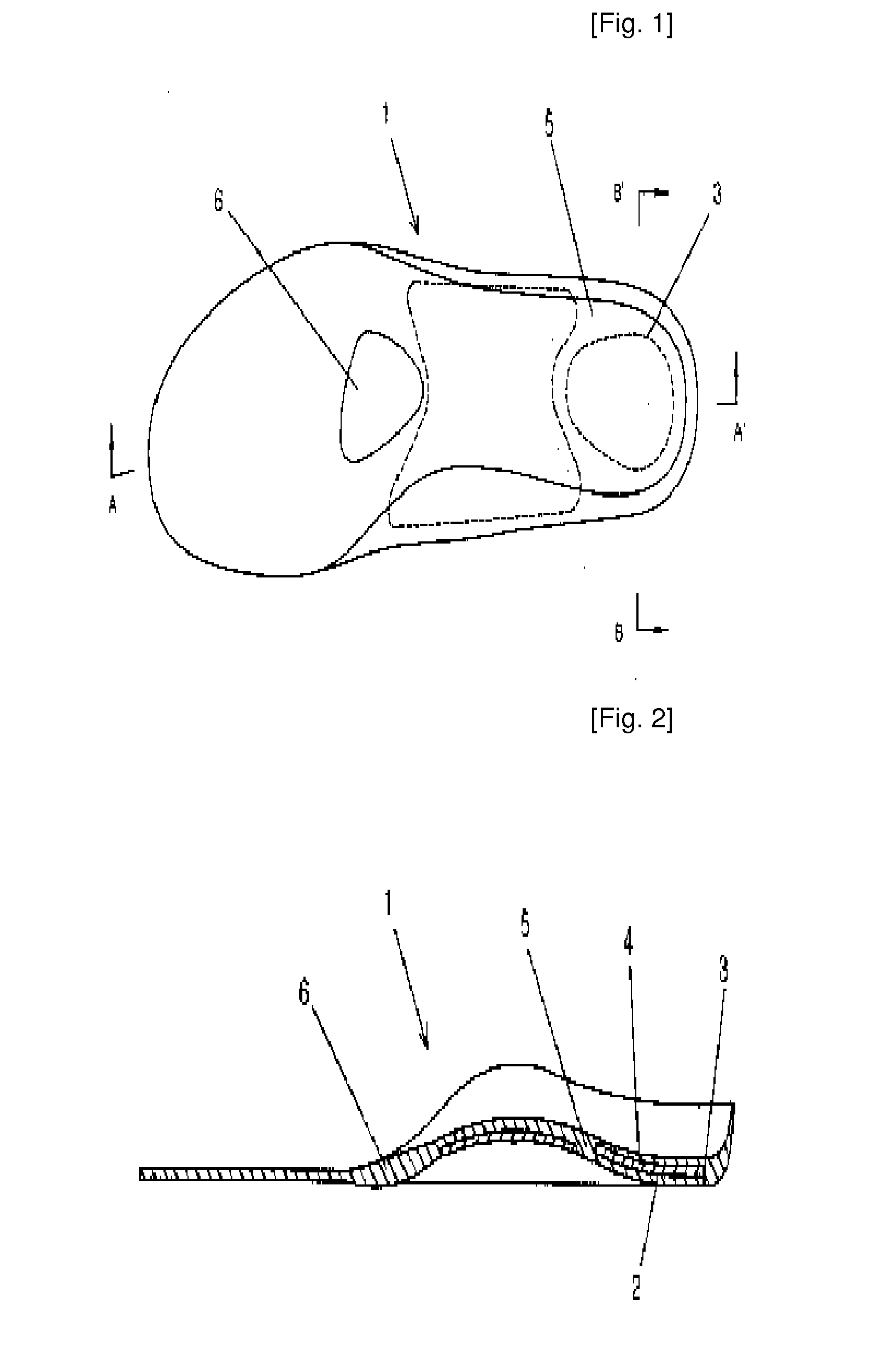 Structure of multi-elastic insole for shoes