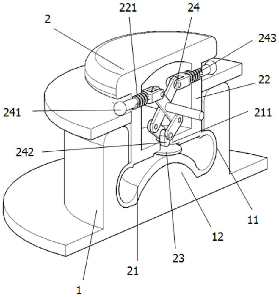 A pneumatic snap button