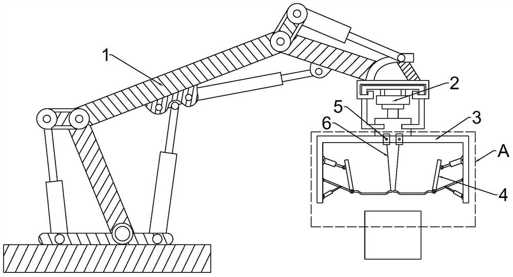 Industrial stacking machine for carrying box bodies