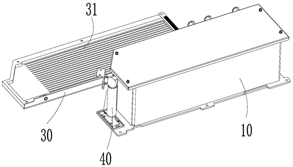 Electric appliance box heat dissipation structure, refrigerating unit and control method of refrigerating unit