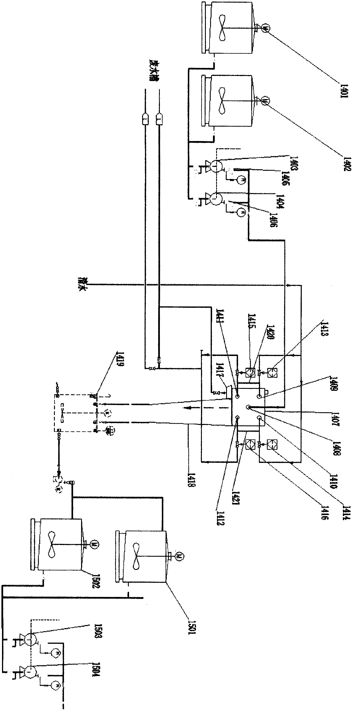 Special nano-lithium titanate composite material preparation system for lithium battery