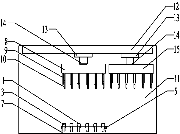 A kind of microplate plate cleaning protective cover and plate washer