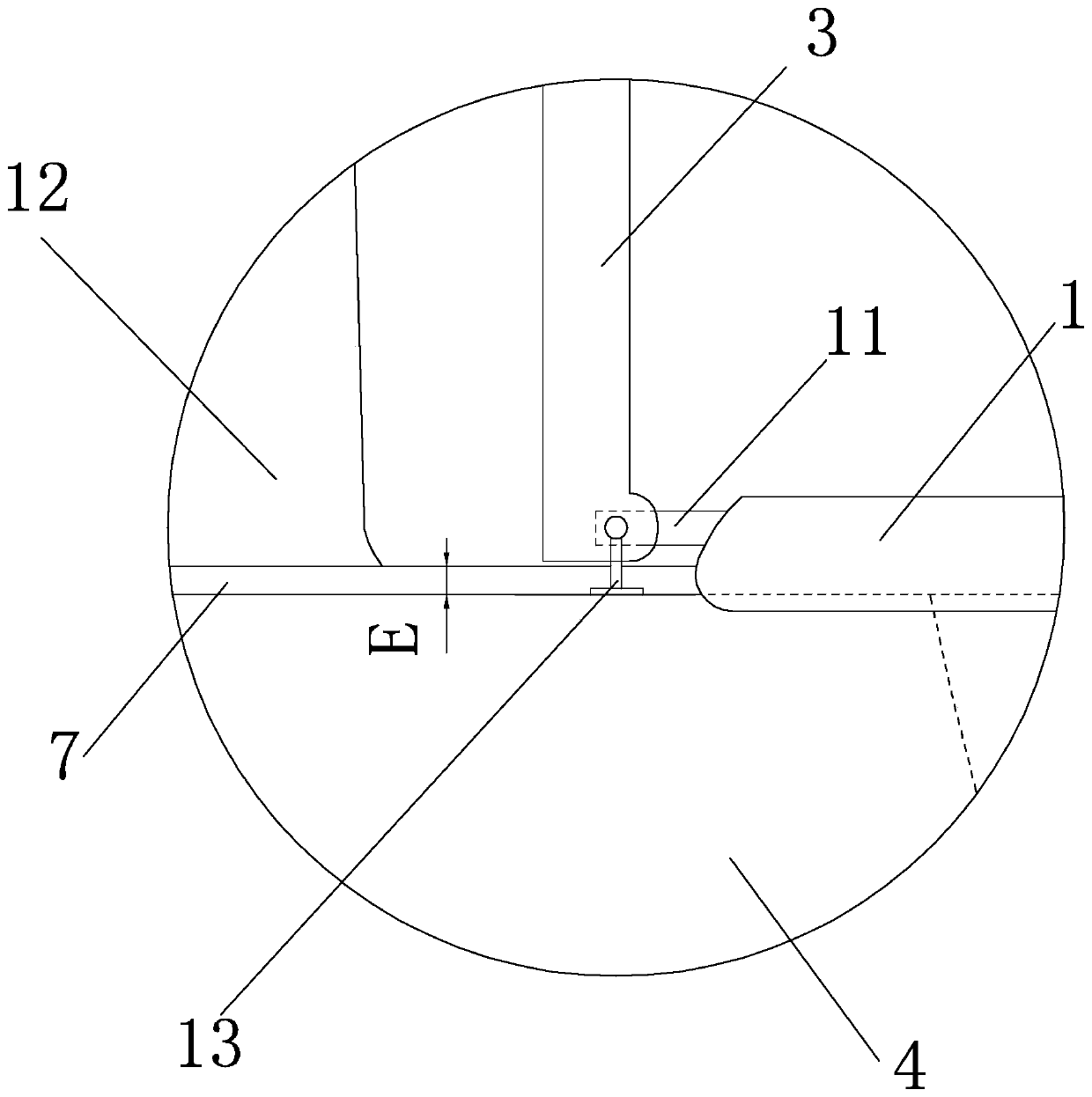 Closestool gasket capable of preventing human excrement and viruses from scattering