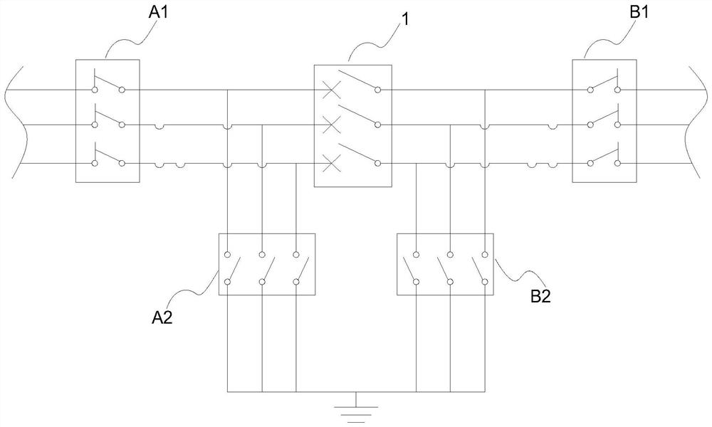 Method and system for testing double-end grounding opening and closing time of high-voltage circuit breaker