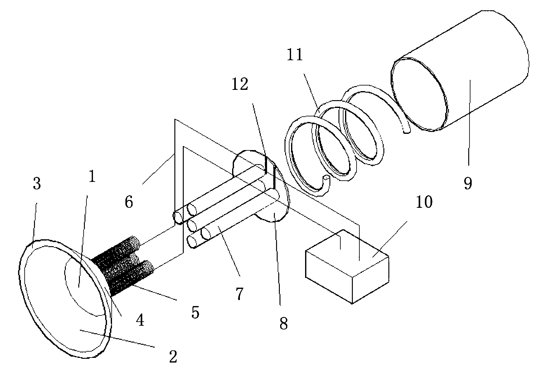 Acoustic generator with elastic position correction function