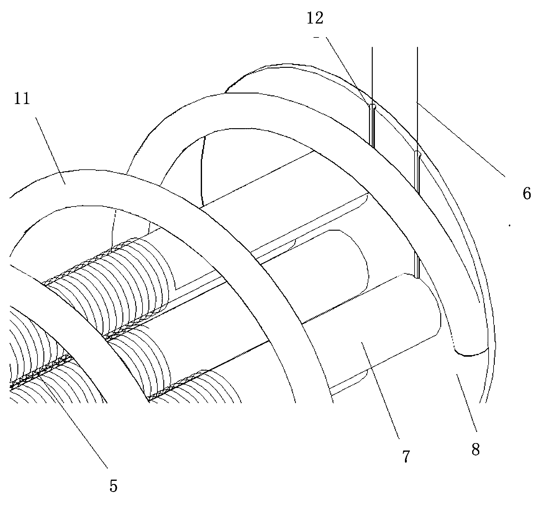 Acoustic generator with elastic position correction function