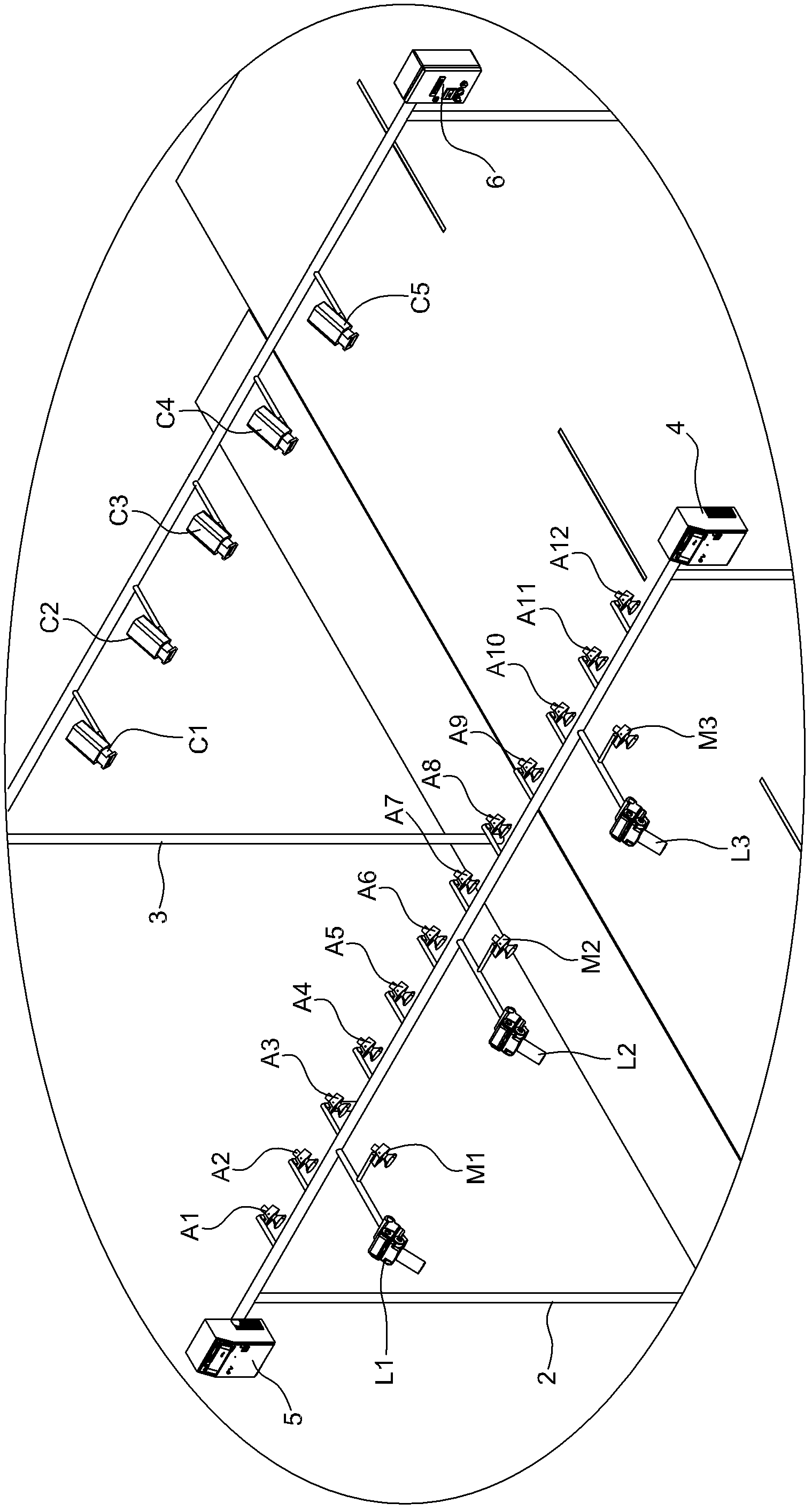 Multilane free-flow electronic toll collection method based on accurate position match