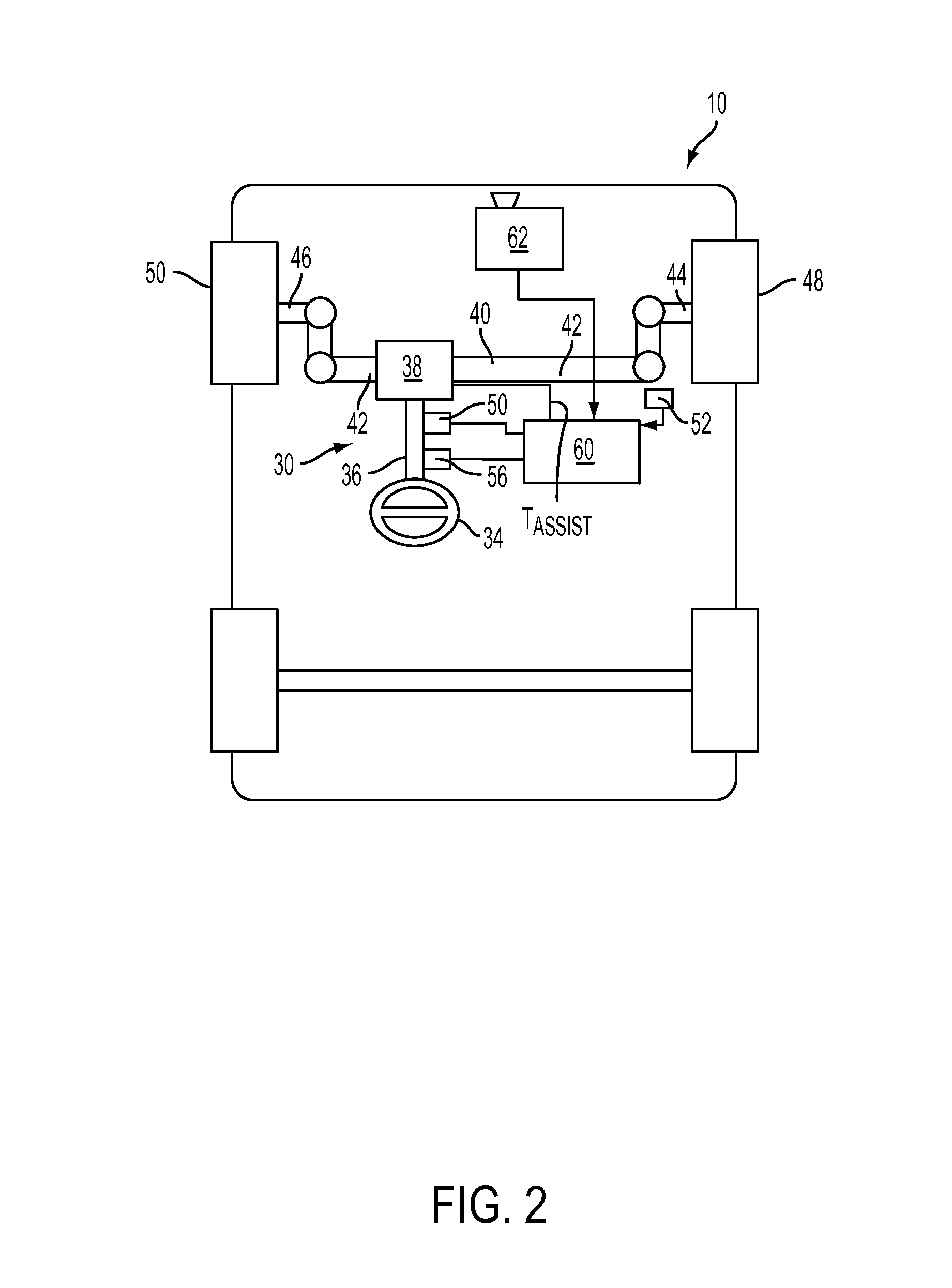 System for providing steering assist torque based on a proportional gain value