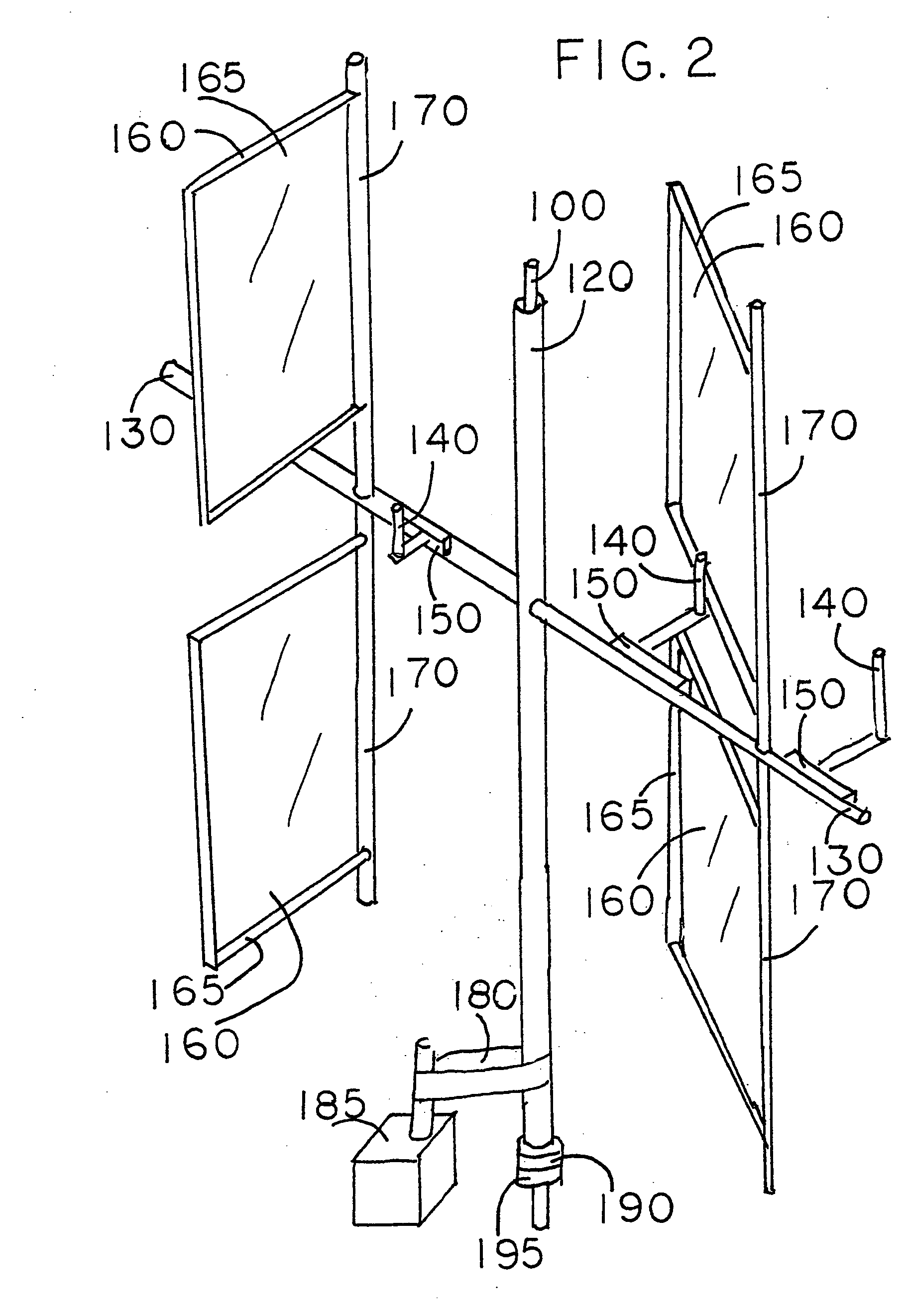 Migler's windmill as a lamppost-windmill, and with sails mounted on a common mast, and with horizontally yoked sails, and as a river-turbine, and as a windmill-sailboat