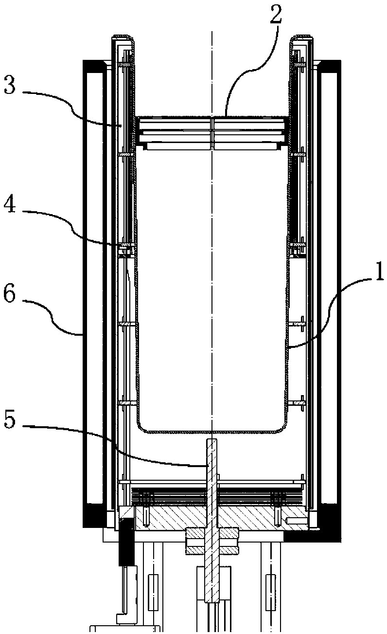 Crucible and point type evaporation source