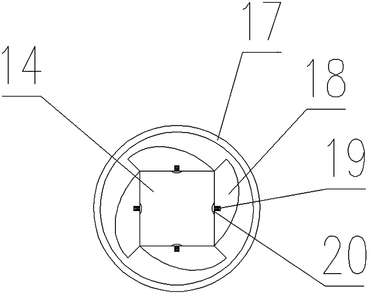 Electric crank for handcart-type switch cabinet