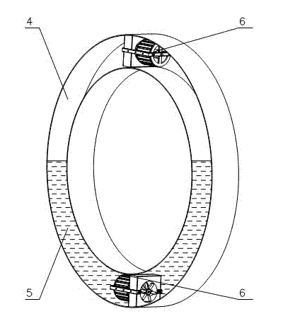 Fluid driving spherical robot