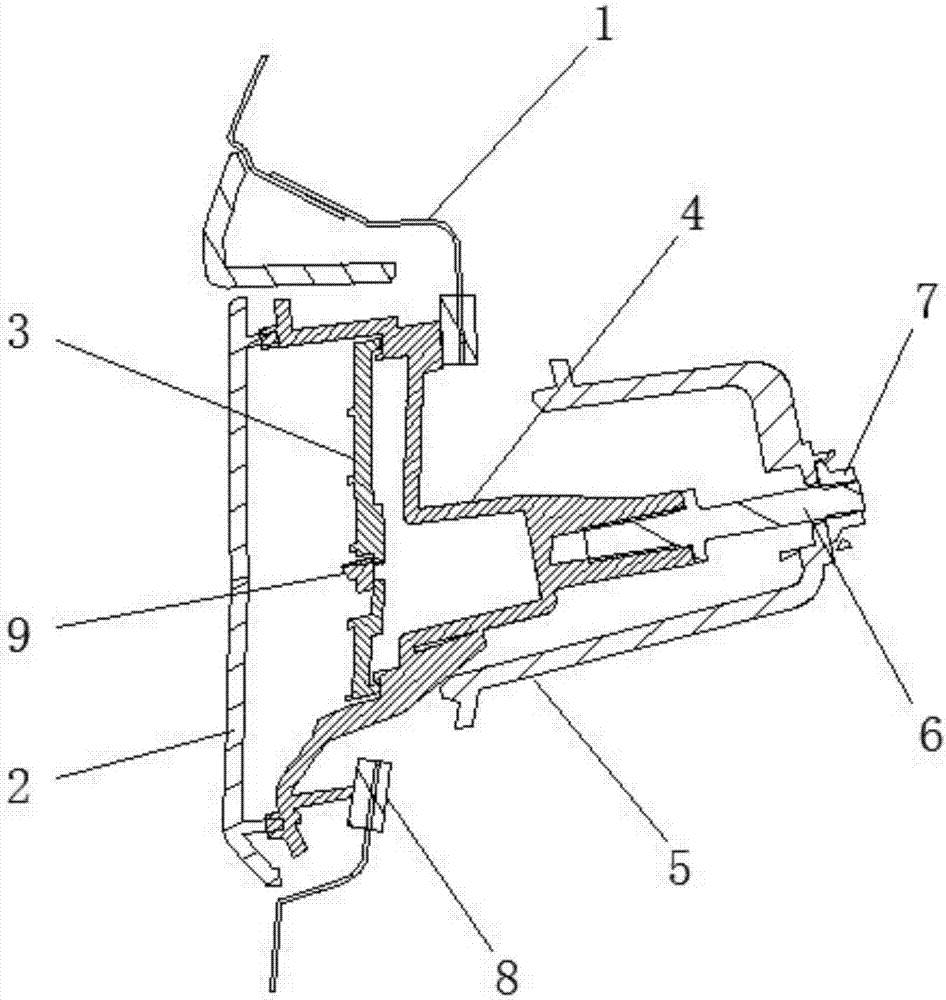 Taillight fixing device