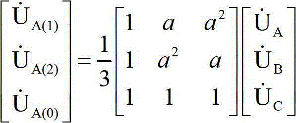 Phase sequence voltage amplitude comparison-based failure phase selection method and device