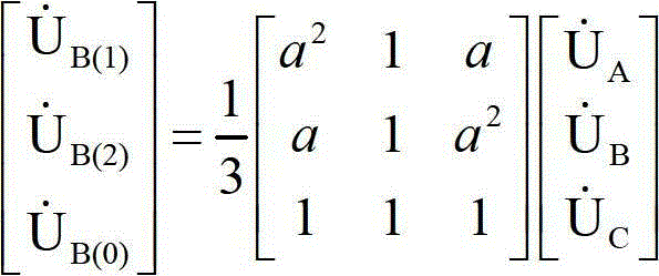 Phase sequence voltage amplitude comparison-based failure phase selection method and device