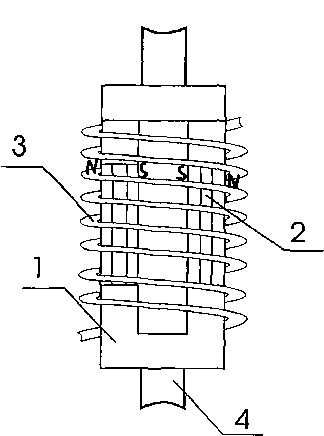 Positive/negative high-energy magnetising water purifier