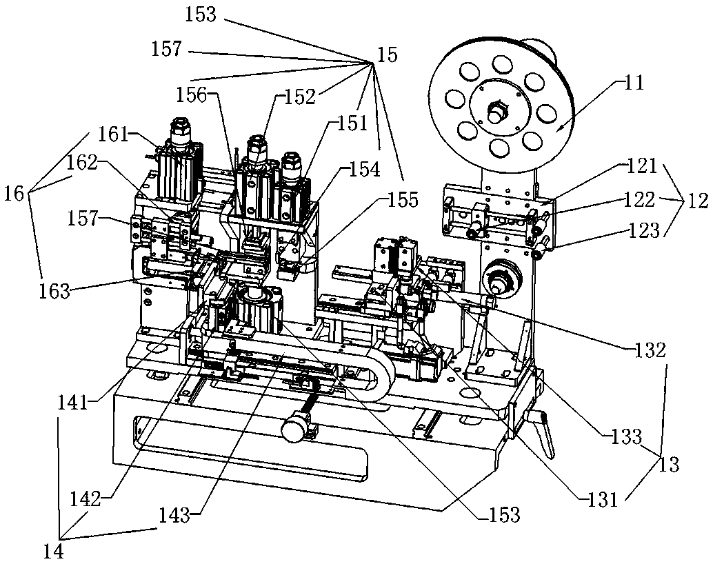 Fully automatic winding machine for lithium manganese cylindrical battery