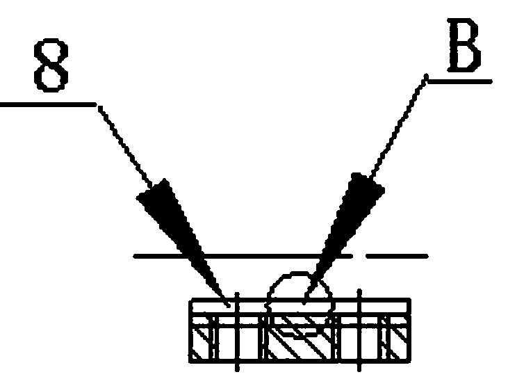 Screw rod and threaded hole perpendicularity test tool with same