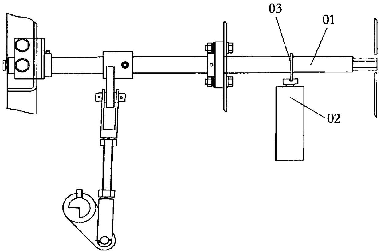 An auxiliary switch control structure and a switch cabinet having the same