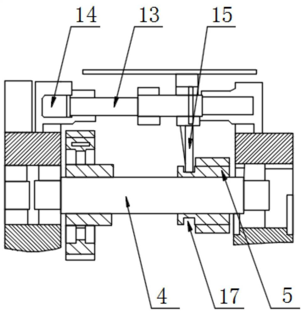 Hydraulic system for shifting gears and changing speeds of headstock sliding gears