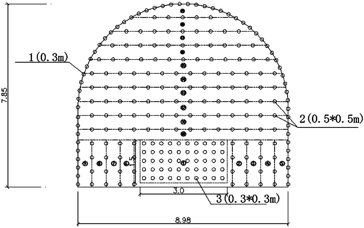 Construction method for tunneling excavation through matching of down-the-hole drill and breaking hammer