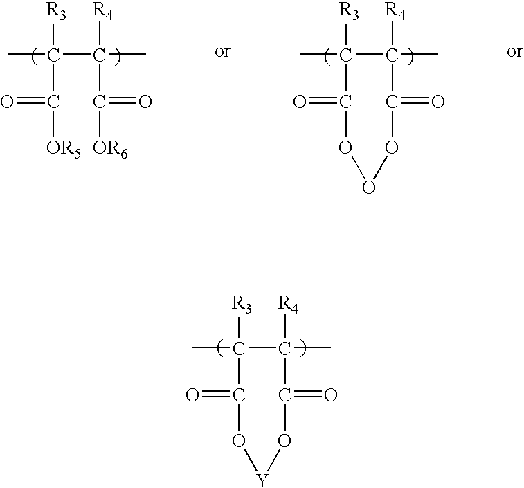 Anionic polymers composed of dicarboxylic acids and uses thereof