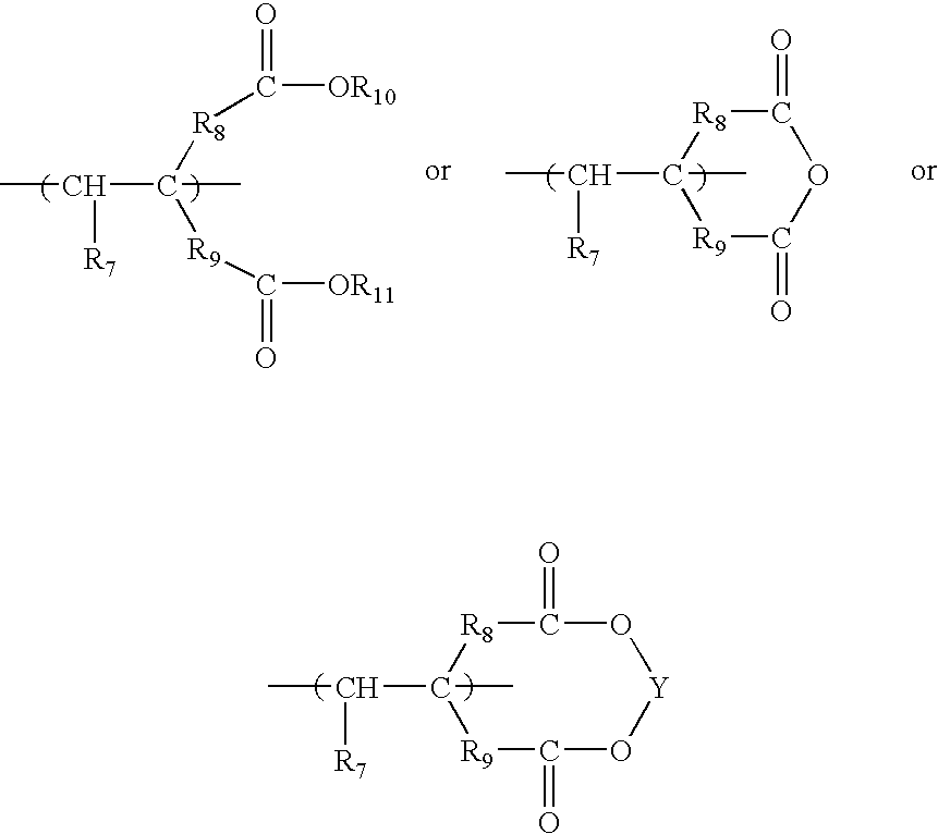 Anionic polymers composed of dicarboxylic acids and uses thereof