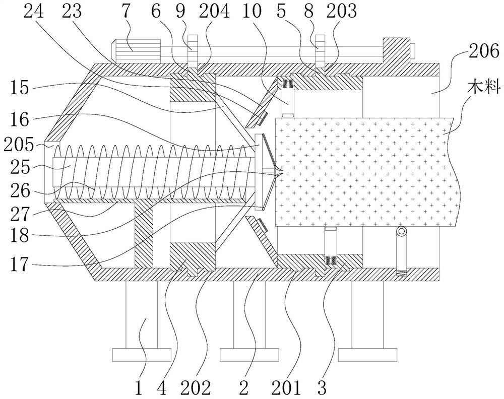 A density board processing machine