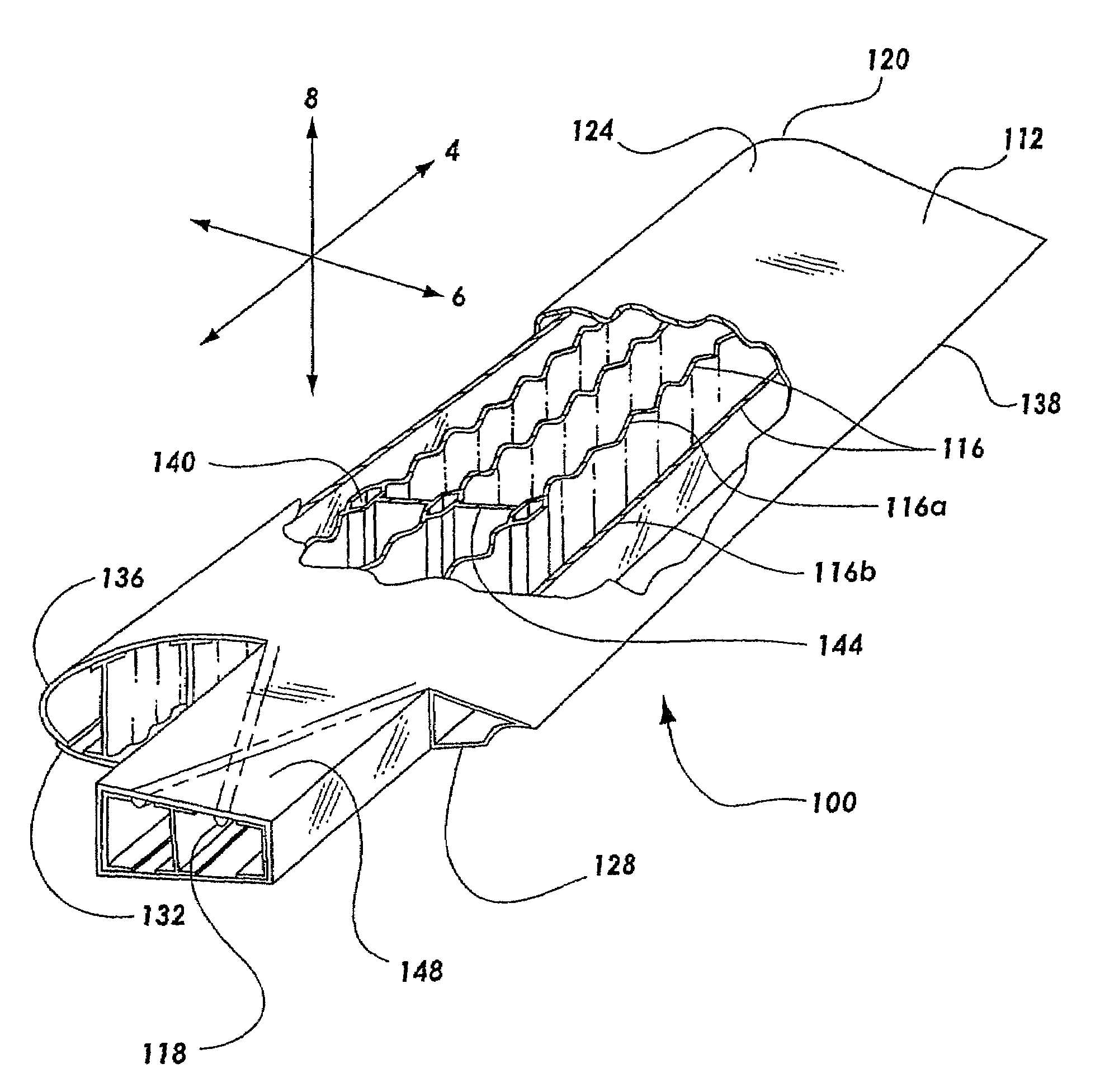 Single piece co-cure composite wing