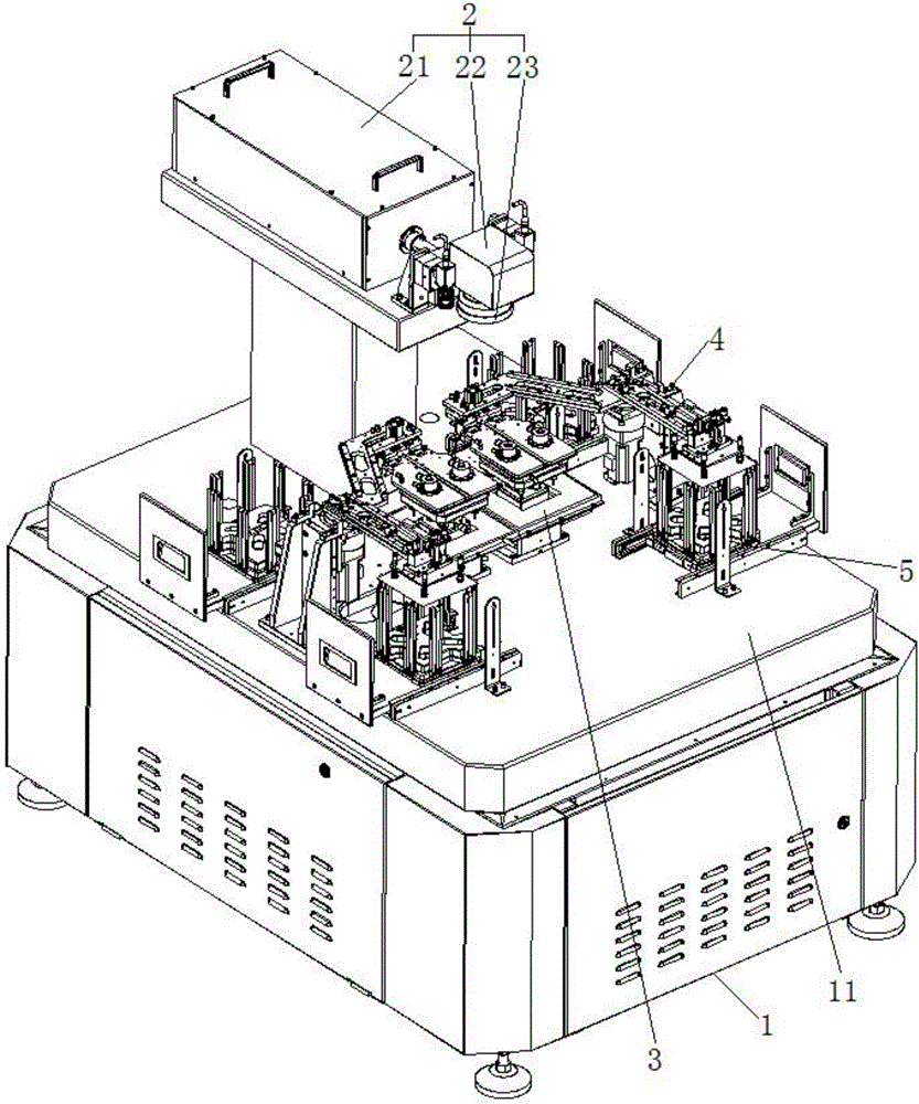 Laser half-cutting machine for crystal silicon solar battery cell