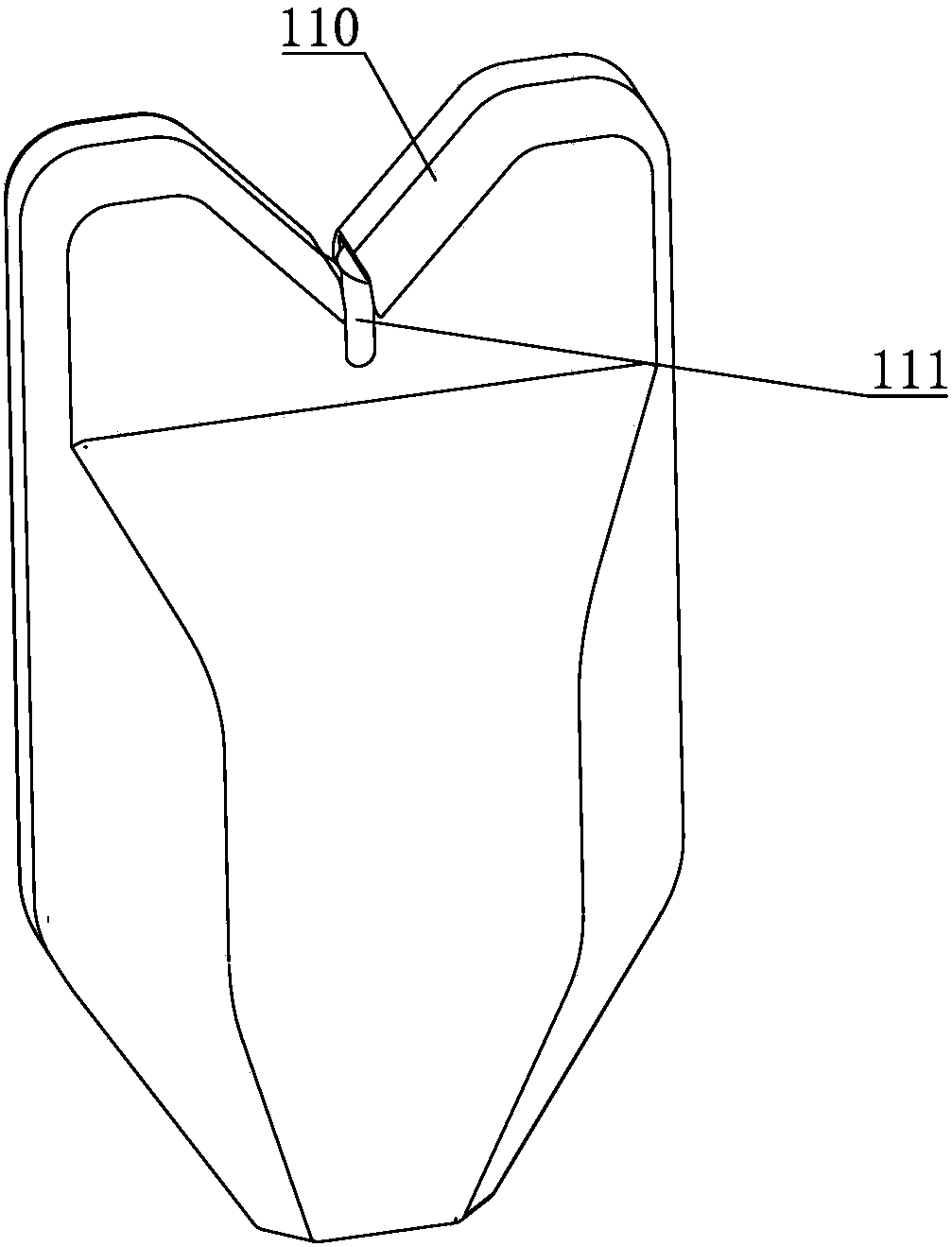 Multi-functional automatic fish search raft and fishing rack and the front bracket structure of the raft fishing rack