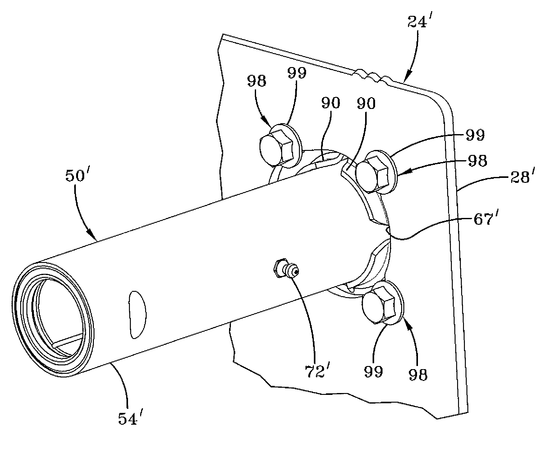 Cam tube bracket