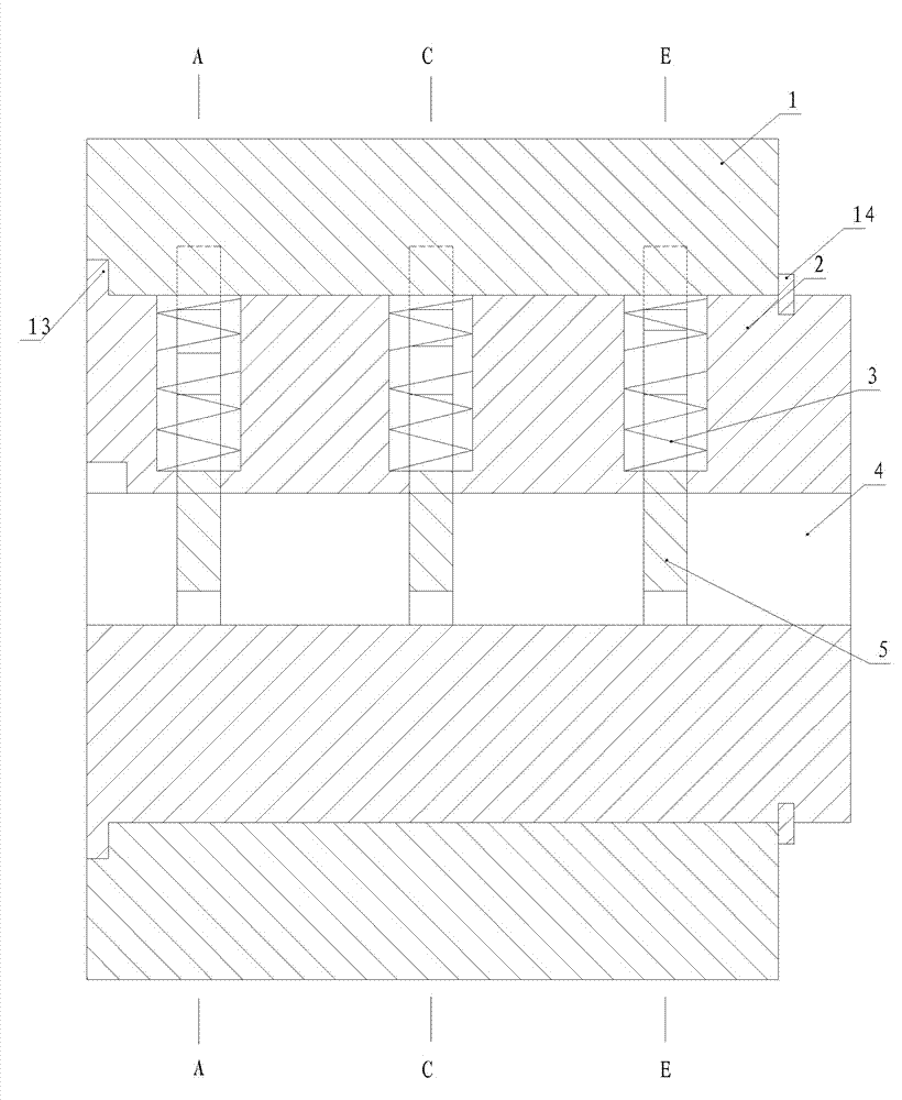 Vertically locking lock cylinder with H-shaped sheets and cylindrical key thereof