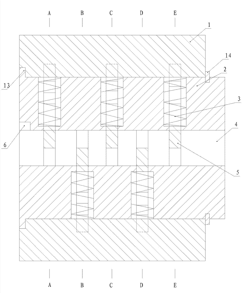 Vertically locking lock cylinder with H-shaped sheets and cylindrical key thereof