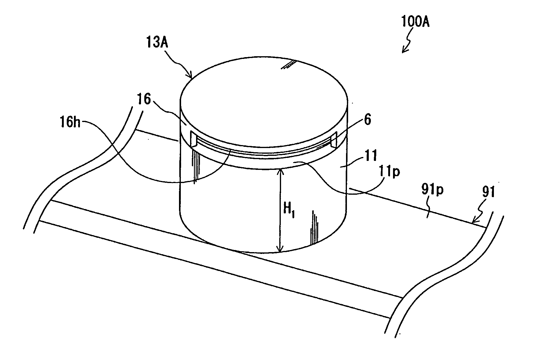 Vent Member and Vent Structure