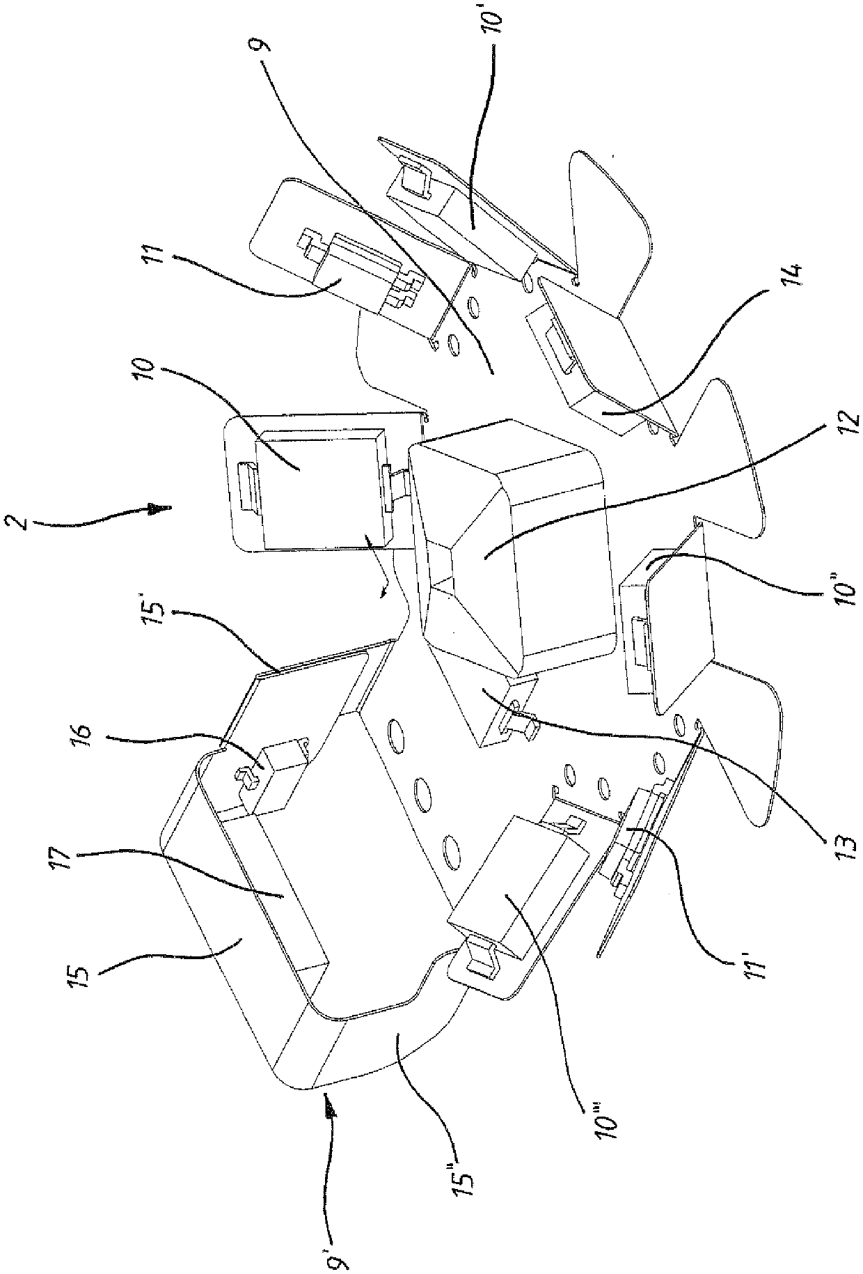 Sensor device for detecting environmental conditions