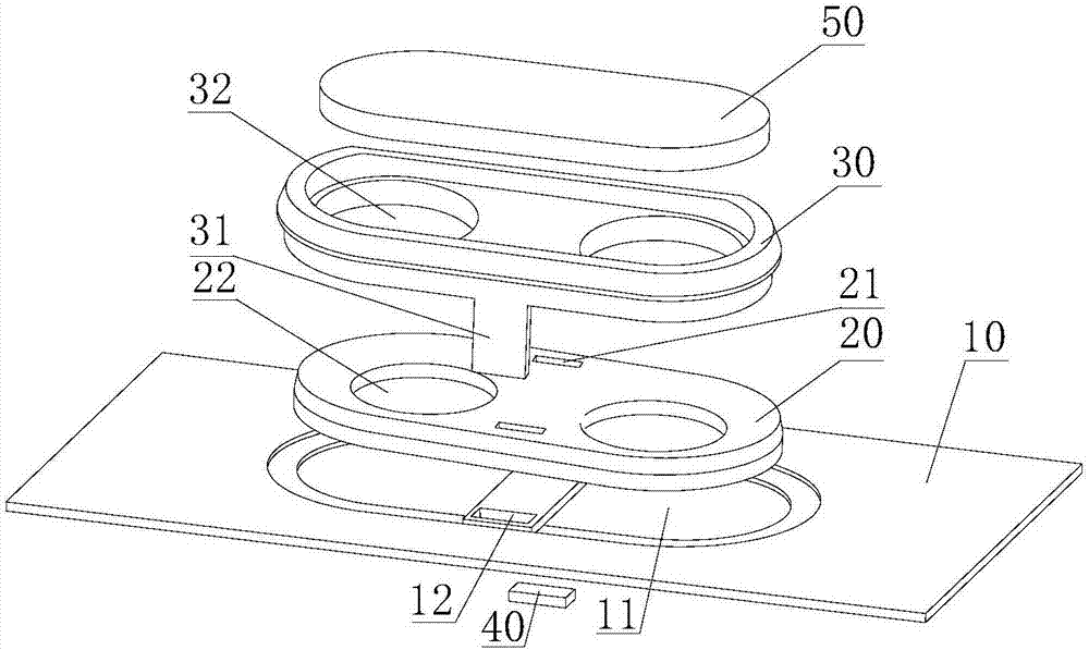 Shell assembly, mobile terminal and mounting method for camera of mobile terminal