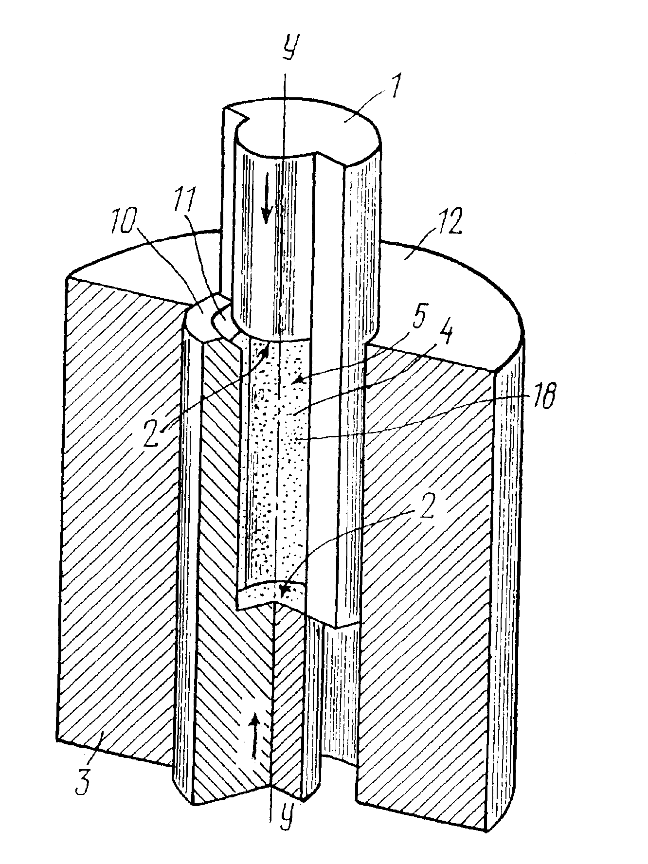 Method for compacting powder materials into articles and a mold for implementing the method