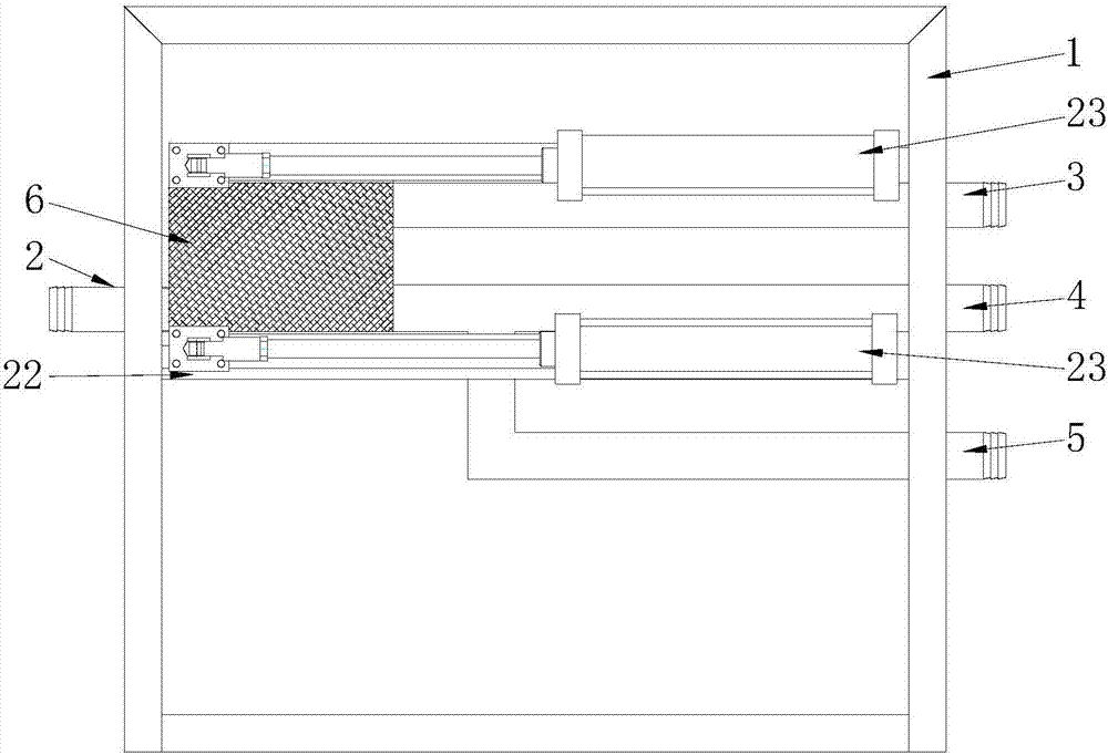 Magnetic area closing type iron remover