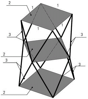 Spliced structure of tower body of steel-structure landscape tower