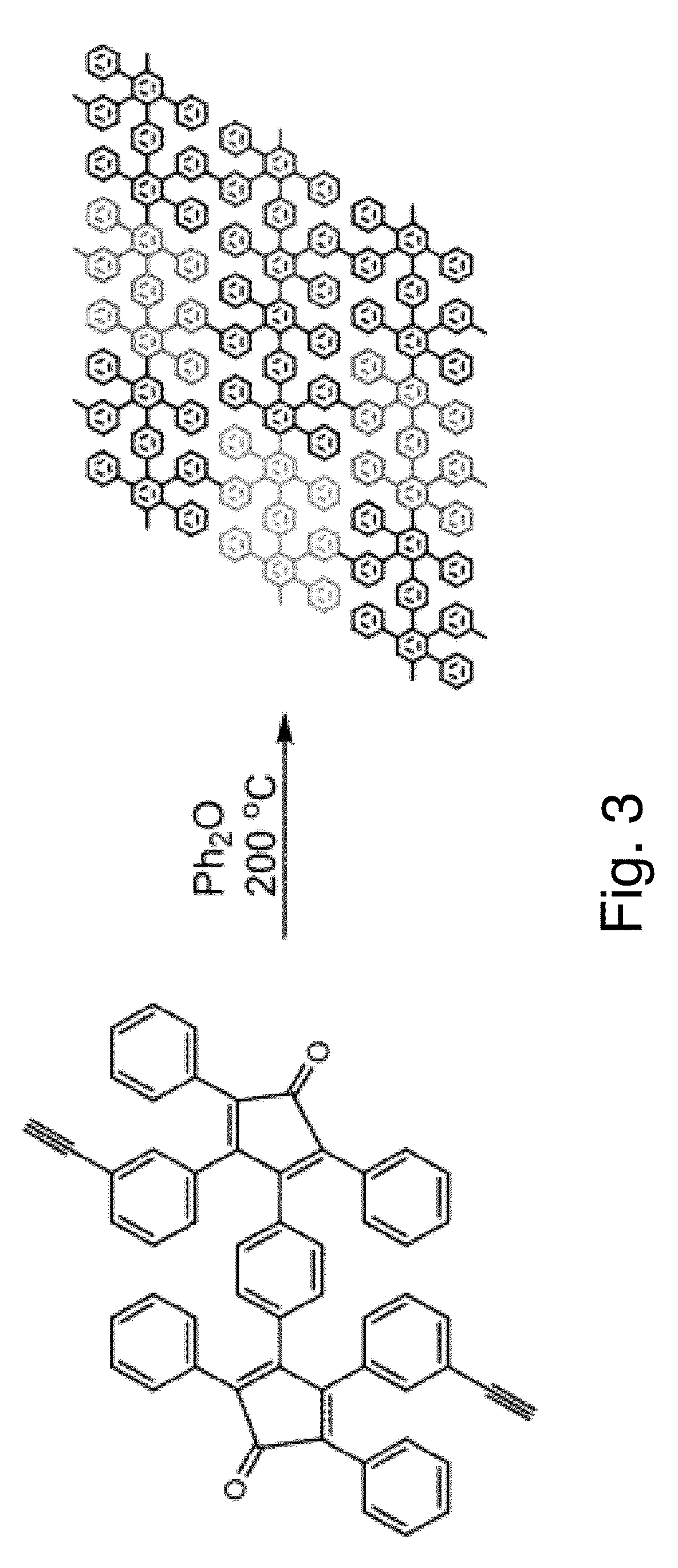 Method for bottom-up graphene sheet preparation and bandgap engineering